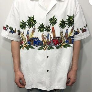 Pacific Legend Hawaiian Mens Shirt Size XL USA/Vintage, 100% Cotton